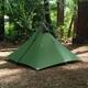 Палатка одноместная с острой верхушкой Naturehike NH17T030-L 210x210x135 см Темно-зеленый (2328781338) - изображение 2