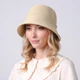 Панама женская с загнутыми полями LuckyLOOK Кейли 57 Бежевый 734-104 - изображение 4