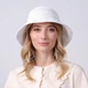 Панама женская LuckyLOOK Медлин One Size Белый 734-272 - изображение 5
