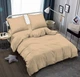 Комплект постельного белья Zastelli Полуторный 145х210 см 14-1118 beige Жатка Бежевый (2555000004858) - изображение 1