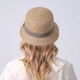 Панама женская LuckyLOOK Элиана One Size Коричнево-бежевый 733-701 - изображение 2