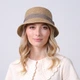 Панама женская LuckyLOOK Элиана One Size Коричнево-бежевый 733-701 - изображение 3