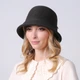 Панама женская с загнутыми полями LuckyLOOK Кейли 57 Черный 734-128 - изображение 4