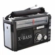 Радіоприймач портативний Golon RX-381 MP3 USB, чорний - изображение 1