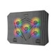 Підставка-кулер для ноутбука MeeTion CoolingPad CP3030 з RGB-підсвіткою, чорний - изображение 2