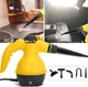 Мощный ручной пароочиститель отпариватель 2в1 Steam Cleaner 1000Вт с аксессуарами и 6 насадками для мебели, уборка окон и автомобиля - изображение 5