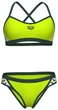 Купальник открытый женский Arena Icons Bikini Cross Back Solid 36 Салатовий 005037-660 - изображение 1