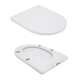 Унитаз напольный Qtap Jay Ultra Quiet с сидением Soft-close 640x360x835 мм QT07222175TW White - изображение 9
