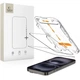 Комплект защитных стекол Tech-Protect 5D Quick Set + для iPhone 15 / 16 - Black - изображение 1