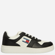 Sneakersy damskie skórzane Tommy Jeans EN0EN02505-0GS 40 Białe z czarnym (8720638359098) - obraz 1
