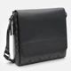 Сумка планшет через плечо мужская из натуральной кожи средняя Coach Houston Black Grey BG-COA-8 Черная (193971637945) - изображение 4