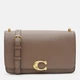 Сумка кросс-боди через плечо женская из натуральной кожи маленькая Coach Bandit Shoulder Bag BG-COA-18 Коричневая (195031683350) - изображение 1