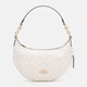 Сумка багет женская из натуральной кожи маленькая Coach Payton Hobo Bag BG-COA-42 Белая (196395288922) - изображение 1