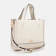 Сумка кросс-боди через плечо женская из натуральной кожи маленькая Coach Dempsey Tote 22 BG-COA-48 Молочная (195035481426) - изображение 4