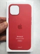 Чехол силиконовый противоударный Silicone Case MagSafe для Apple Iphone 13 (6.1") Red - изображение 2