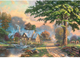 Puzzle Schmidt Spiele Thomas Kinkade Studios: Am alten Mühlenbach 1000 elementów 59797 (4001504597979) - obraz 3