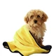 Рушник для собак із мікрофібри великий 100*50 см Dog Towel жовтий сірий (GS-177387) - зображення 1