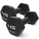 Гантели виниловые 4FIZJO Classic 2 x 7 кг (P-5905973403207) - изображение 1