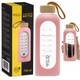 Бутылка для воды спортивная 4FIZJO 750 мл стеклянная Pink (P-5905973404204) - изображение 1