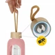 Бутылка для воды спортивная 4FIZJO 750 мл стеклянная Pink (P-5905973404204) - изображение 5