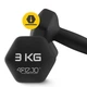 Гантели виниловые 4FIZJO Classic 2 x 3 кг (P-5907739311986) - изображение 3