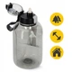 Пляшка для води спортивна 4FIZJO 2000 мл Grey (P-5905973403825) - зображення 4