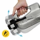 Пляшка для води спортивна 4FIZJO 2000 мл Grey (P-5905973403825) - зображення 7