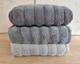 Набір турецьких махрових рушників Cestepe MicroCotton Premium 3 штуки 50x90 Ezgi 9 щільність 600 г/м2 - зображення 1