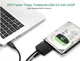 Перехідник адаптер USB 3.0 - SATA 2.5 3.5 для жорсткого диска з блоком живлення SSD жорсткий диск конвертер - зображення 6