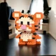 3D конструктор из миниблоков фигурка "Тигруля" Bricks 170 детали детский пиксельные блоки 5.8 см - изображение 4