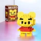 3D конструктор из миниблоков фигурка "Винни-Пух" Bricks 144 детали детский пиксельные блоки 6 см - изображение 4