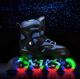 Ролики Nils Extreme NA0189 Moonbean з комплектом захисту роз. 39-42 L LED Сині (5907695565263) - зображення 6