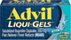 Advil liquid gel, знеболювальне, 200 мг 160 капсул в коробці - зображення 1