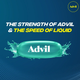 Advil liquid gel, знеболювальне, 200 мг 160 капсул в коробці - зображення 3