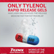 Тайленол парацетамол 500мгTylenol Extra Strenght Rapid Release Gels 290 капсул - зображення 7