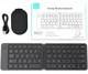 Складна міні bluetooth клавіатура для телефону планшета iOS Android Windows B023 - зображення 5