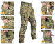 Тактичні штани мультикам спецназу ЗСУ з еластичними вставками Idogear UFS G4 Multicam та наколінниками р.S - зображення 3