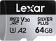 Zestaw kart pamięci Lexar Professional microSDXC SILVER Plus 64GB UHS-I A2 V30 U3 4K 2 szt. (LMSSIPL064G-B2ANG) - obraz 2