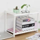 Регульована розсувна кухонна полиця-органайзер Kitchen Rack 38–70 см, 2 яруси, біла - зображення 4