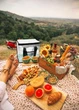 Термосумка-холодильник 25 л для гарячих і холодних продуктів і напоїв, сумка для транспортування їжі, 36×22×33 см, срібляста - зображення 8