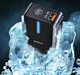 Зарядное устройство Блок питания для телефона и планшета QOOVI 66Вт 6A USB QC4.0 Блок быстрой зарядки Fast Charging для Samsung, iPhone, Xiaomi, Redmi, Huawei, Realme Black - изображение 3