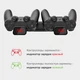 Мультифункціональна вертикальна підставка DOBE для Sony PlayStation PS4 PRO / PS4 Slim / PS4 Fat з охолоджувальними кулерами / зарядна станція для двох геймпадів DualShock 4 з LED підсвічуванням / підставка під 10 дисків - зображення 6