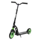 Самокат двухколесный "Best Scooter", с PU колесами, 1 амортизатором. Black and Green (99666) - изображение 1
