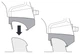 Монтажный комплект Thule 186019 для Audi A4/S4/RS4 (mkIV-mkV)(B8; B9)(универсал) 2008-2023 / Q5/SQ5 (mkI) 2008-2017; Cadillac Vistiq (mkI) 2025→ (TH 186019) - изображение 2
