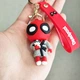 Брелок Дедпул резиновый объемный Deadpool в халате с собачкой Марвел на рюкзак подвеска - изображение 3