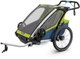 Детская коляска Thule Chariot Sport Double (Chartreuse-Mykonos) 10201004 (TH 10201004) - изображение 1