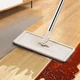 Швабра з відром для прибирання будинку MOP Scratch Cleaning, плоска швабра з віджимом, набір для вологого прибирання, швабра + відро 4л з автоматичним віджимом та 2 насадками мікрофібри, MSC-543-1-Beige - зображення 8