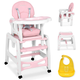 Стільчик для годування Ricokids Sinco 5 в 1 Рожевий (5908220470144) - зображення 3