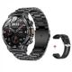 Мужские умные часы Modfit Titan-X Black Steel + ремешок в подарок - изображение 1