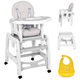 Стільчик для годування Ricokids Sinco 5 в 1 Сірий (5908220470137) - зображення 5
